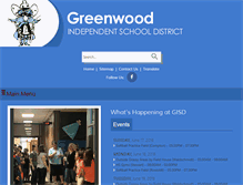 Tablet Screenshot of greenwood.esc18.net